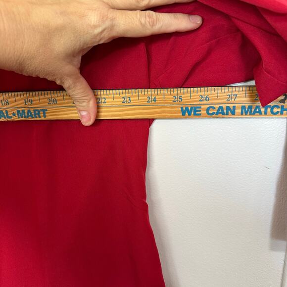 Chicos red career button down blouse size 3 XL - Picture 5 of 6